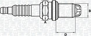 Magneti Marelli 062000772304 - Свеча зажигания mashina-shop.ru