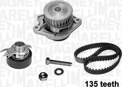 Magneti Marelli 341401370002 - Водяной насос + комплект зубчатого ремня ГРМ mashina-shop.ru