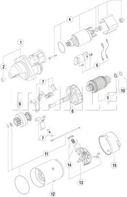 MAHLE MS 4 - Стартер mashina-shop.ru