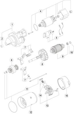 MAHLE 11131780 - Стартер mashina-shop.ru