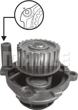 MAHLE CP 8 000S - Водяной насос mashina-shop.ru