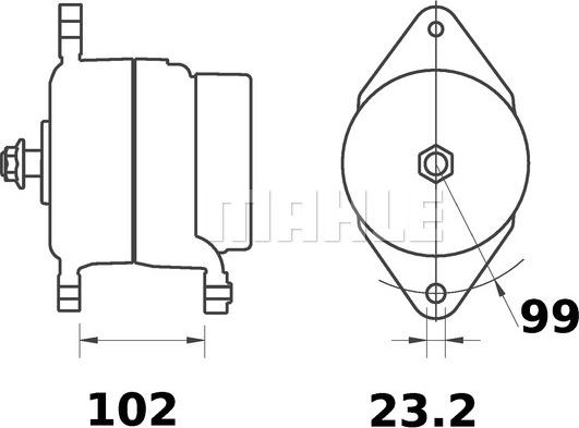 MAHLE MG 490 - Генератор mashina-shop.ru