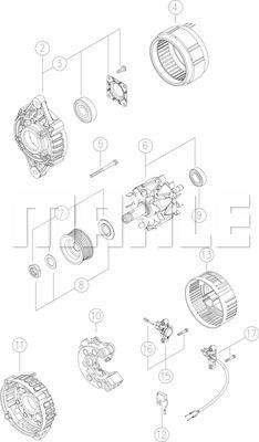 MAHLE MG 490 - Генератор mashina-shop.ru