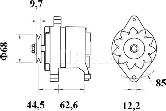 MAHLE MG 43 - Генератор mashina-shop.ru