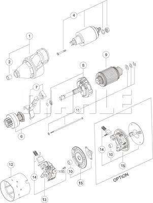 MAHLE MS 97 - Стартер mashina-shop.ru