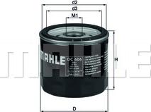 MAHLE OC 606 - Масляный фильтр mashina-shop.ru