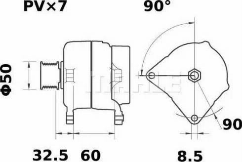 MAHLE MG 65 - Генератор mashina-shop.ru