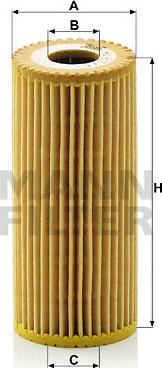 Mann-Filter HU 615/3 x - Масляный фильтр mashina-shop.ru