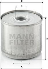 Mann-Filter P 917/1 x - Топливный фильтр mashina-shop.ru