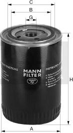 Mann-Filter W 954 - Масляный фильтр mashina-shop.ru