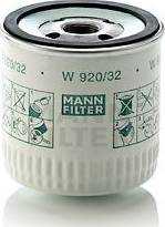 Mann-Filter W 920/32 - Масляный фильтр mashina-shop.ru