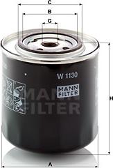 Mann-Filter W 1130 - Масляный фильтр mashina-shop.ru