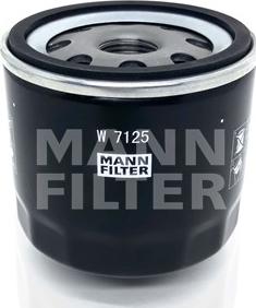 Mann-Filter W 7125 - Масляный фильтр mashina-shop.ru