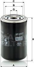 Mann-Filter WD 940/2 - Масляный фильтр mashina-shop.ru