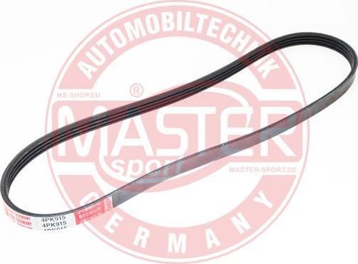 MASTER-SPORT GERMANY 4PK915-PCS-MS - Поликлиновой ремень mashina-shop.ru