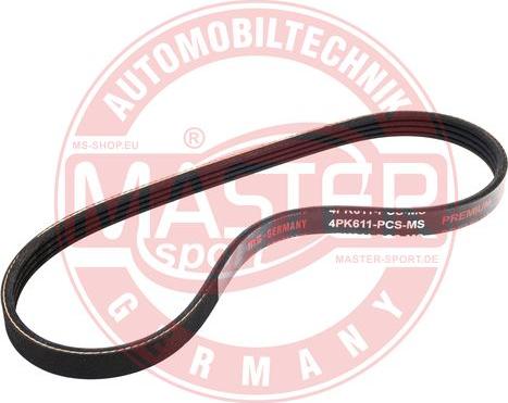 MASTER-SPORT GERMANY 4PK611-PCS-MS - Поликлиновой ремень mashina-shop.ru