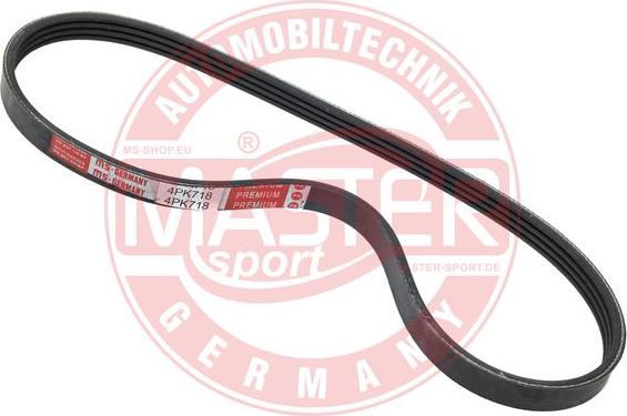 MASTER-SPORT GERMANY 4PK718-PCS-MS - Поликлиновой ремень mashina-shop.ru