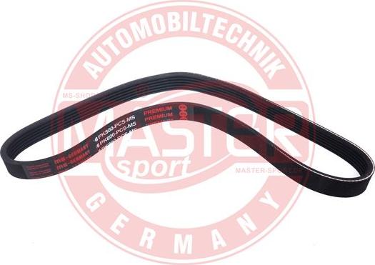 MASTER-SPORT GERMANY 6PK800-PCS-MS - Поликлиновой ремень mashina-shop.ru