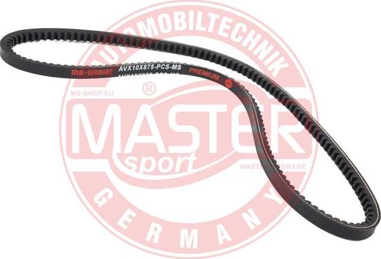 MASTER-SPORT GERMANY AVX-10X875-PCS-MS - Клиновой ремень, поперечные рёбра mashina-shop.ru