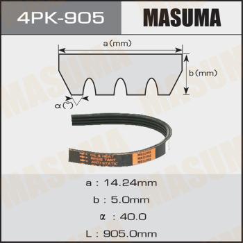 MASUMA 4PK905 - Поликлиновой ремень mashina-shop.ru