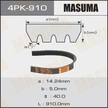 MASUMA 4PK910 - Поликлиновой ремень mashina-shop.ru