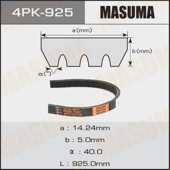 MASUMA 4PK925 - Поликлиновой ремень mashina-shop.ru