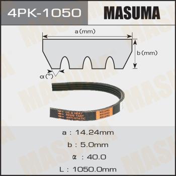 MASUMA 4PK-1050 - Поликлиновой ремень mashina-shop.ru