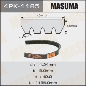 MASUMA 4PK1185 - Поликлиновой ремень mashina-shop.ru