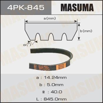 MASUMA 4PK-845 - Поликлиновой ремень mashina-shop.ru