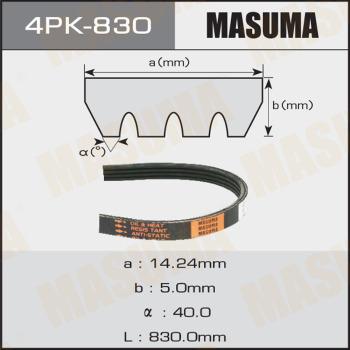 MASUMA 4PK830 - Поликлиновой ремень mashina-shop.ru