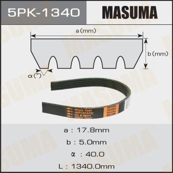 MASUMA 5PK-1340 - Поликлиновой ремень mashina-shop.ru