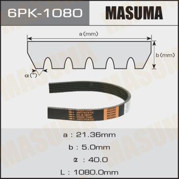 MASUMA 6PK1080 - Поликлиновой ремень mashina-shop.ru