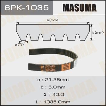 MASUMA 6PK1035 - Поликлиновой ремень mashina-shop.ru