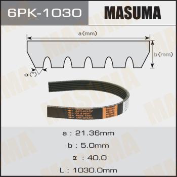 MASUMA 6PK-1030 - Поликлиновой ремень mashina-shop.ru