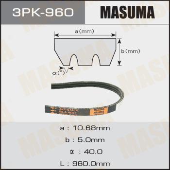 MASUMA 3PK960 - Поликлиновой ремень mashina-shop.ru