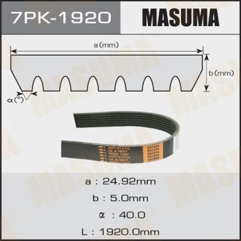 MASUMA 7PK-1920 - Поликлиновой ремень mashina-shop.ru