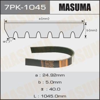 MASUMA 7PK-1045 - Поликлиновой ремень mashina-shop.ru