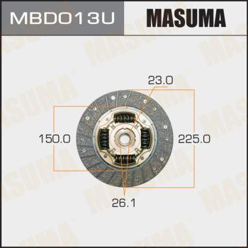 MASUMA MBD013U - Диск сцепления, фрикцион mashina-shop.ru