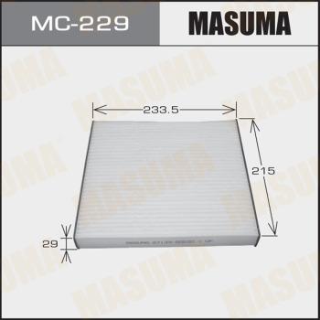 MASUMA MC-229 - Фильтр воздуха в салоне mashina-shop.ru