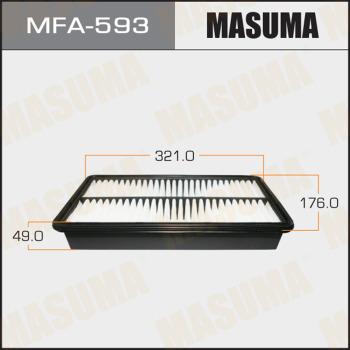 MASUMA MFA-593 - Воздушный фильтр, двигатель mashina-shop.ru