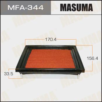 MASUMA MFA-344 - Воздушный фильтр, двигатель mashina-shop.ru