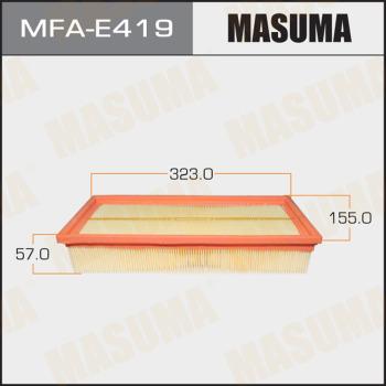 MASUMA MFA-E419 - Воздушный фильтр, двигатель mashina-shop.ru