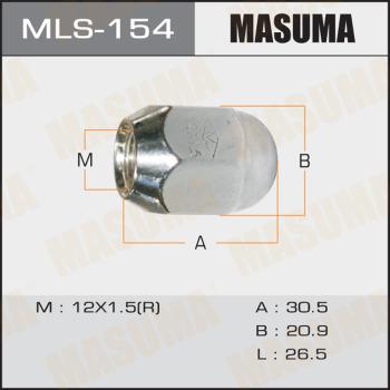 MASUMA MLS-154 - Гайка крепления колеса mashina-shop.ru