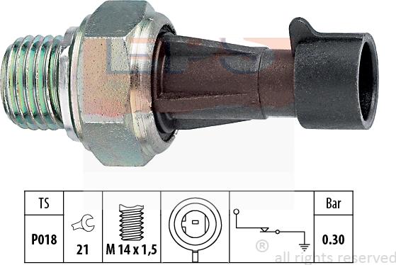 MDR EPS-1800 096 - Датчик, давление масла mashina-shop.ru