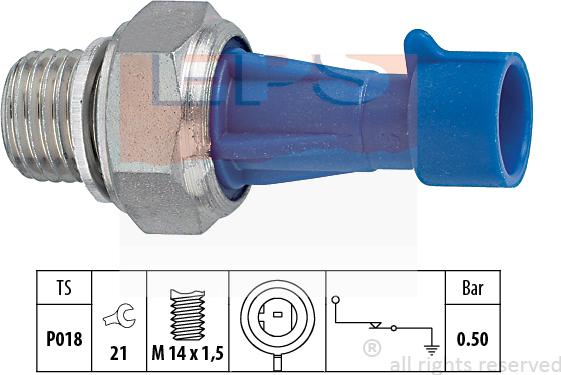 MDR EPS-1800 143 - Датчик, давление масла mashina-shop.ru