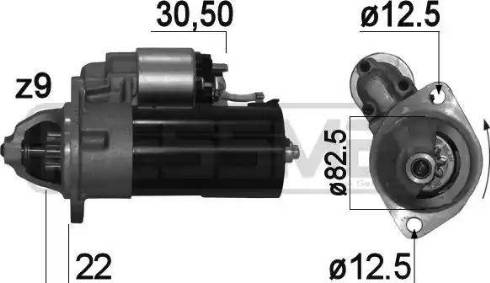 Messmer 220910 - Стартер mashina-shop.ru