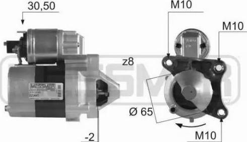 Messmer 220441 - Стартер mashina-shop.ru