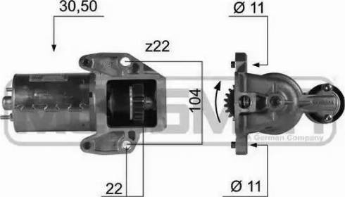 Messmer 220408 - Стартер mashina-shop.ru