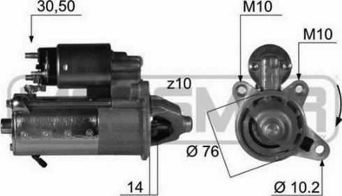 Messmer 220414A - Стартер mashina-shop.ru