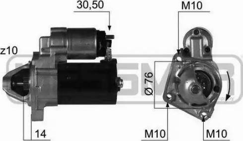 Messmer 220411 - Стартер mashina-shop.ru